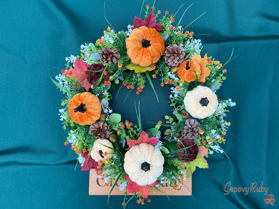 Autumnal Velvet Wreath