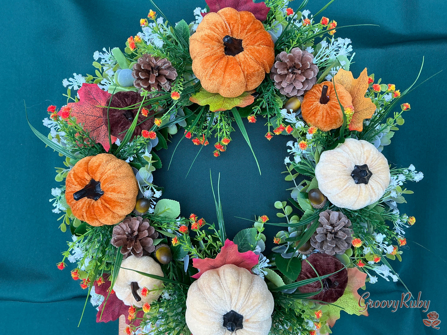 Autumnal Velvet Wreath