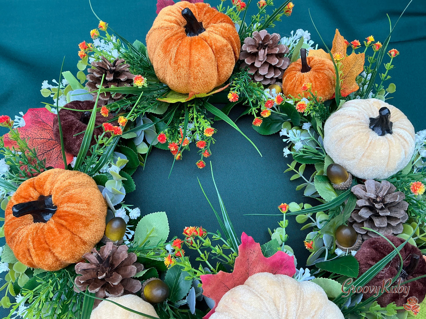 Autumnal Velvet Wreath