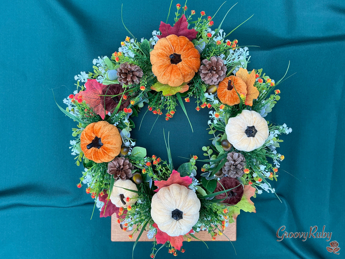 Autumnal Velvet Wreath