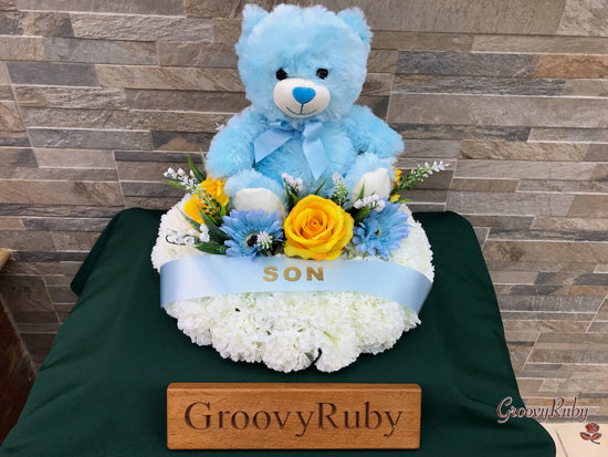 Blue Bear Posy Pad