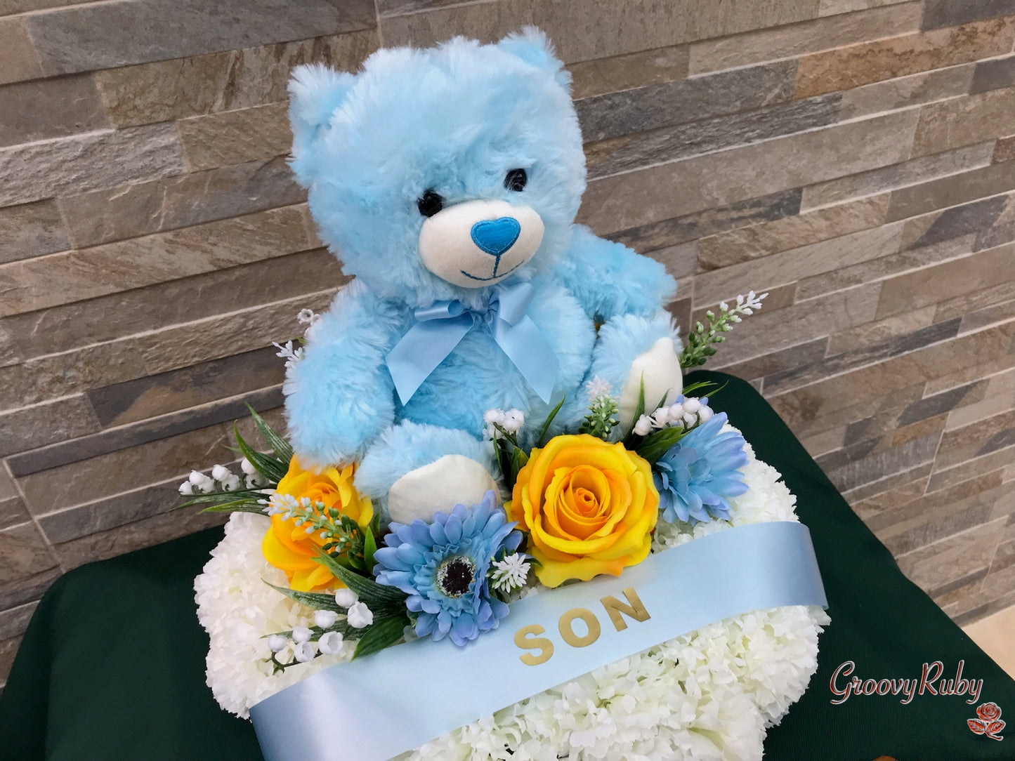 Blue Bear Posy Pad