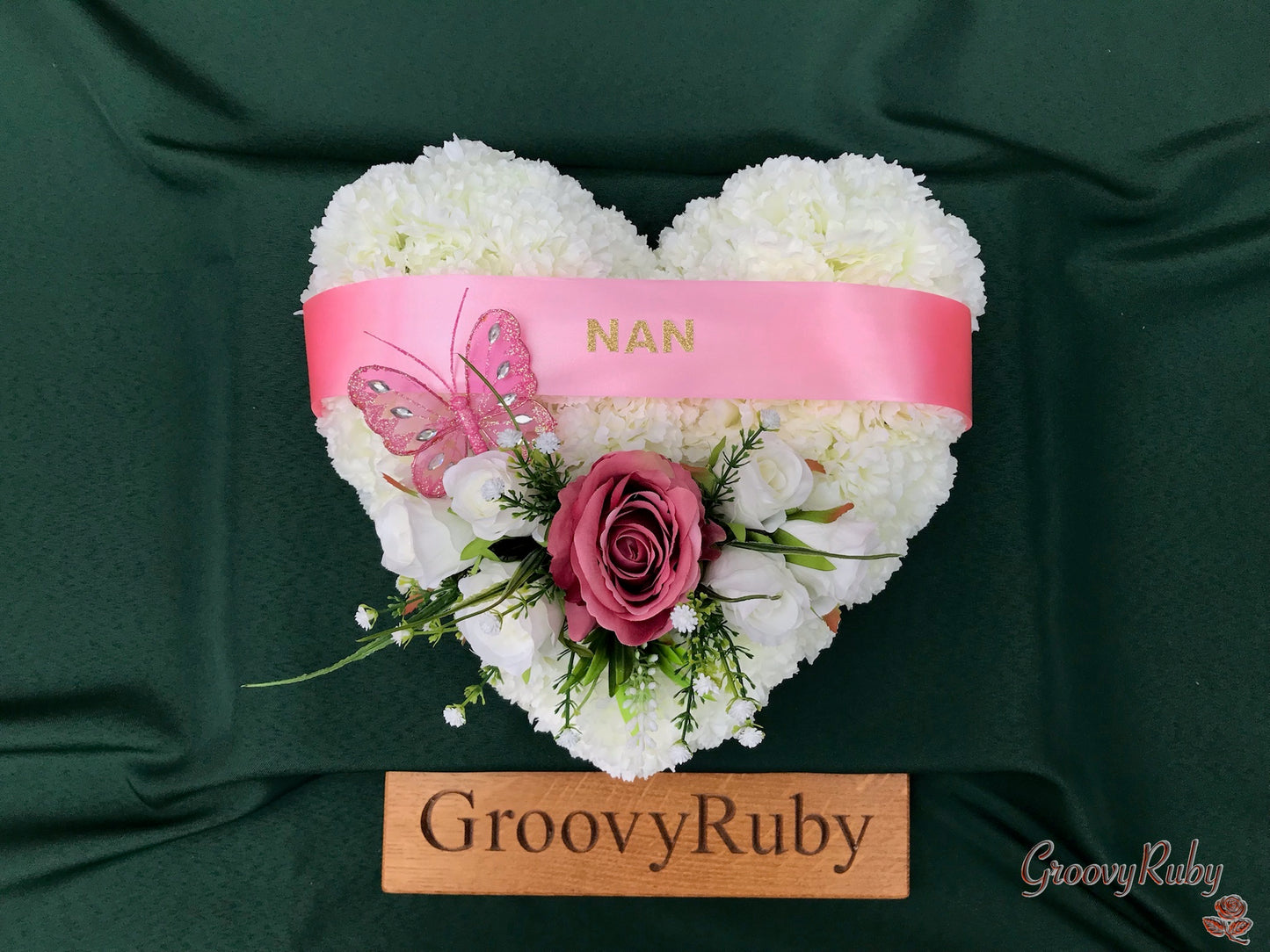Dusky Pink Named Simplicity Heart Tribute