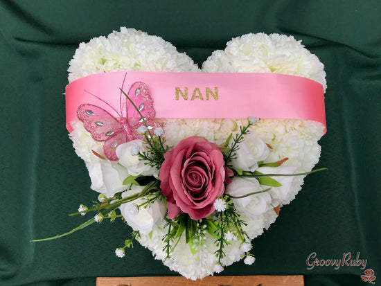 Dusky Pink Named Simplicity Heart Tribute