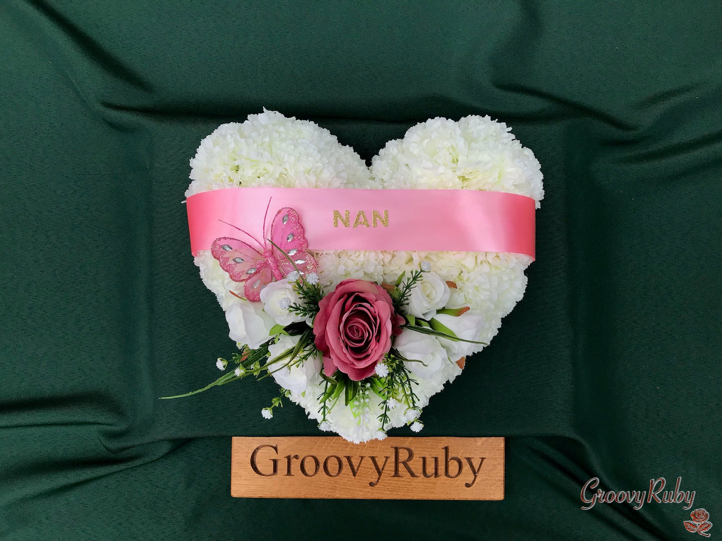 Dusky Pink Named Simplicity Heart Tribute