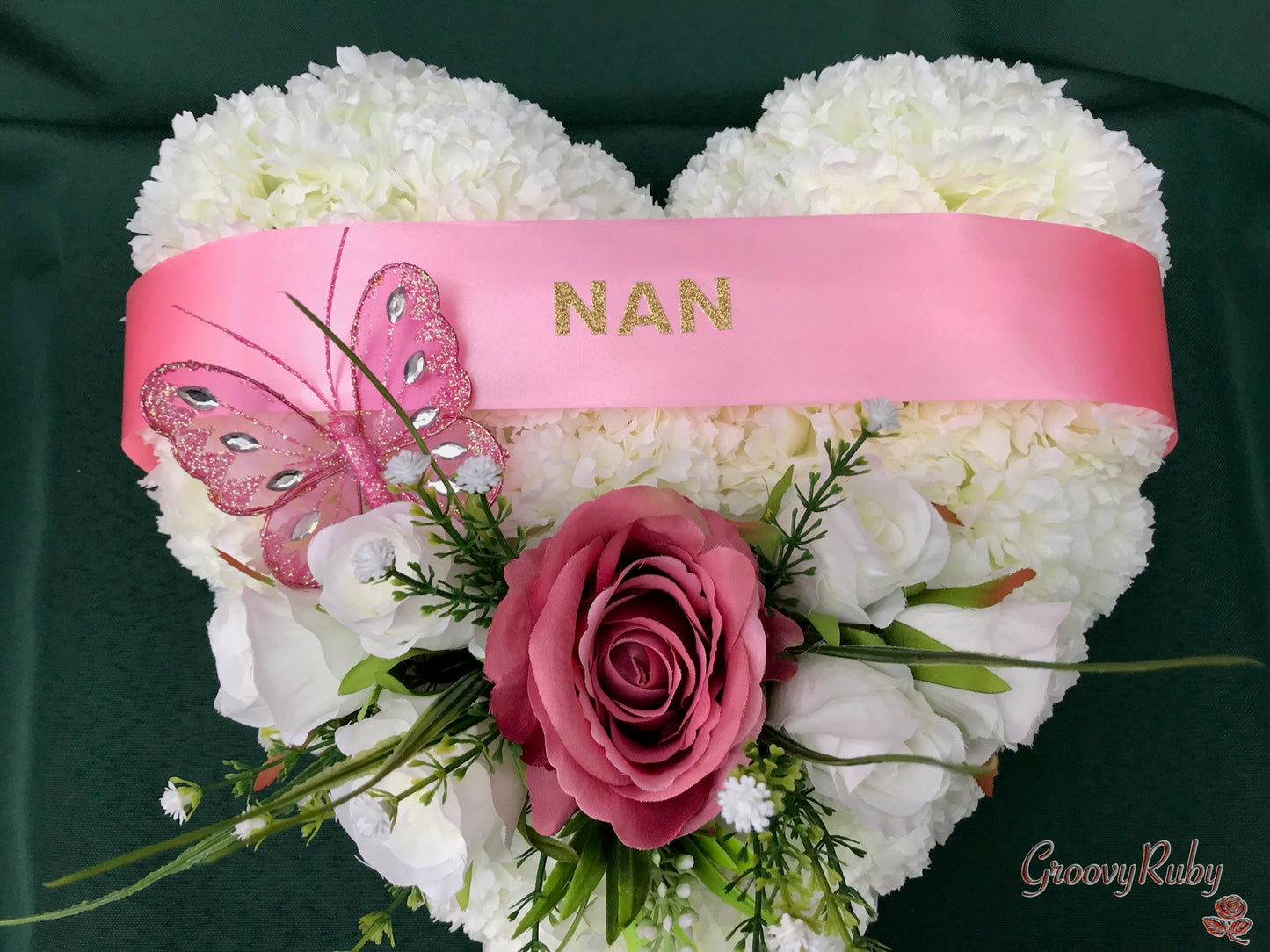 Dusky Pink Named Simplicity Heart Tribute