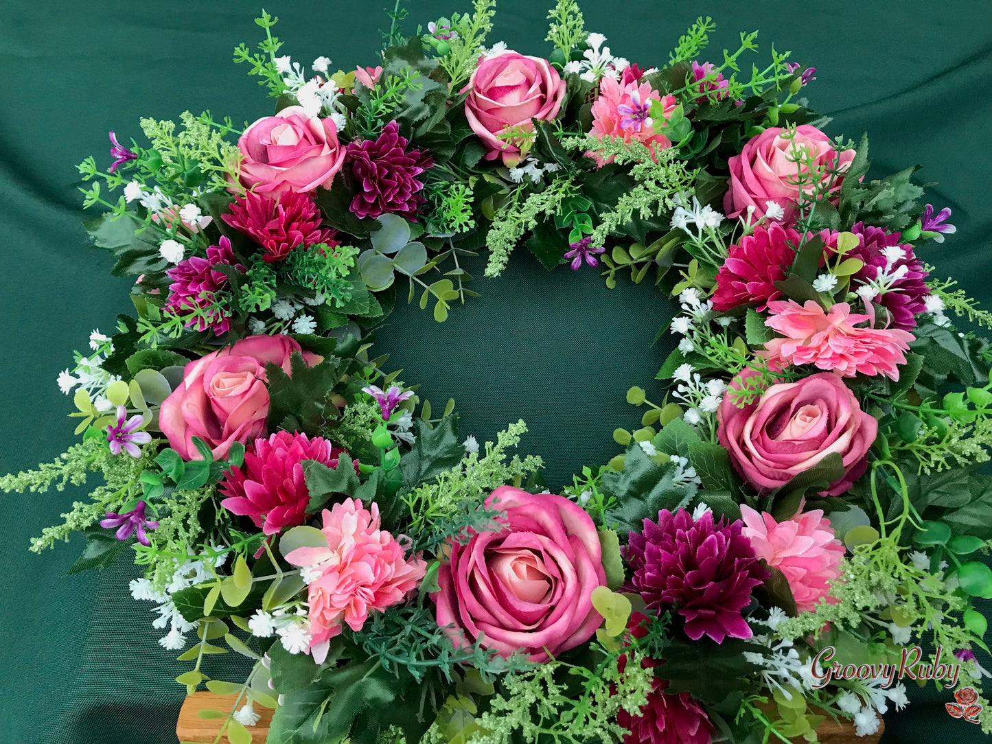 Fuschia Daze Wreath