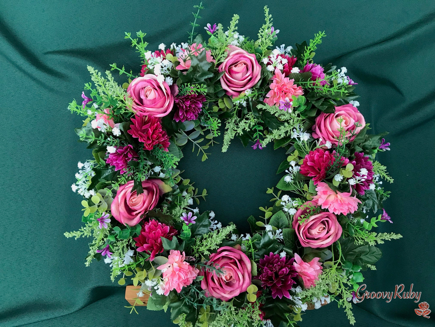 Fuschia Daze Wreath