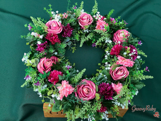Fuschia Daze Wreath
