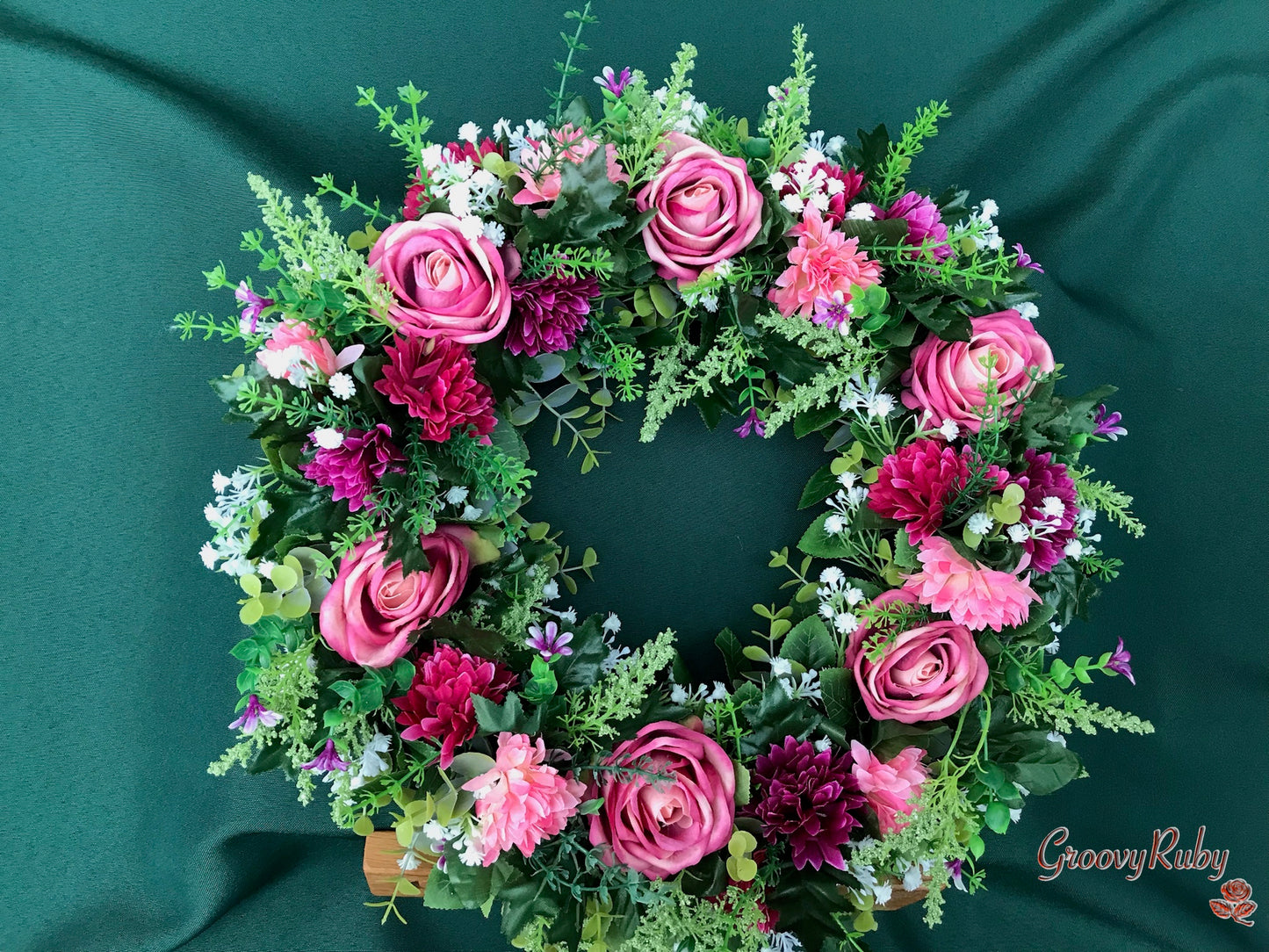 Fuschia Daze Wreath