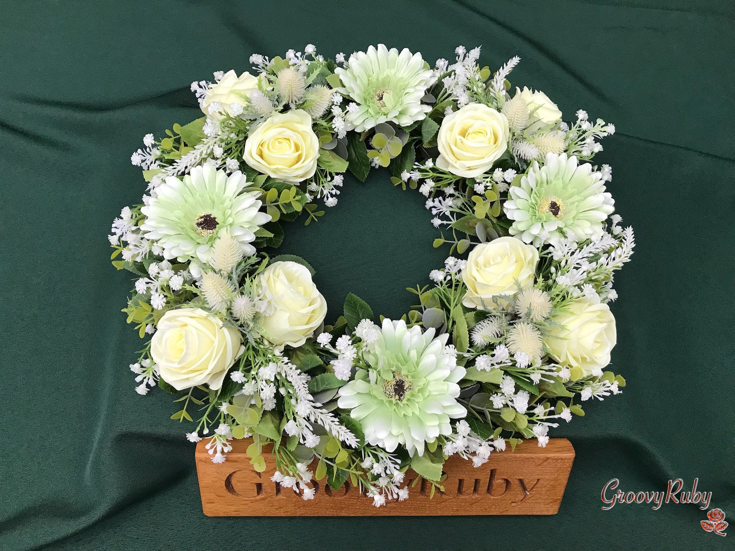 Gerbera Thistle Wreath