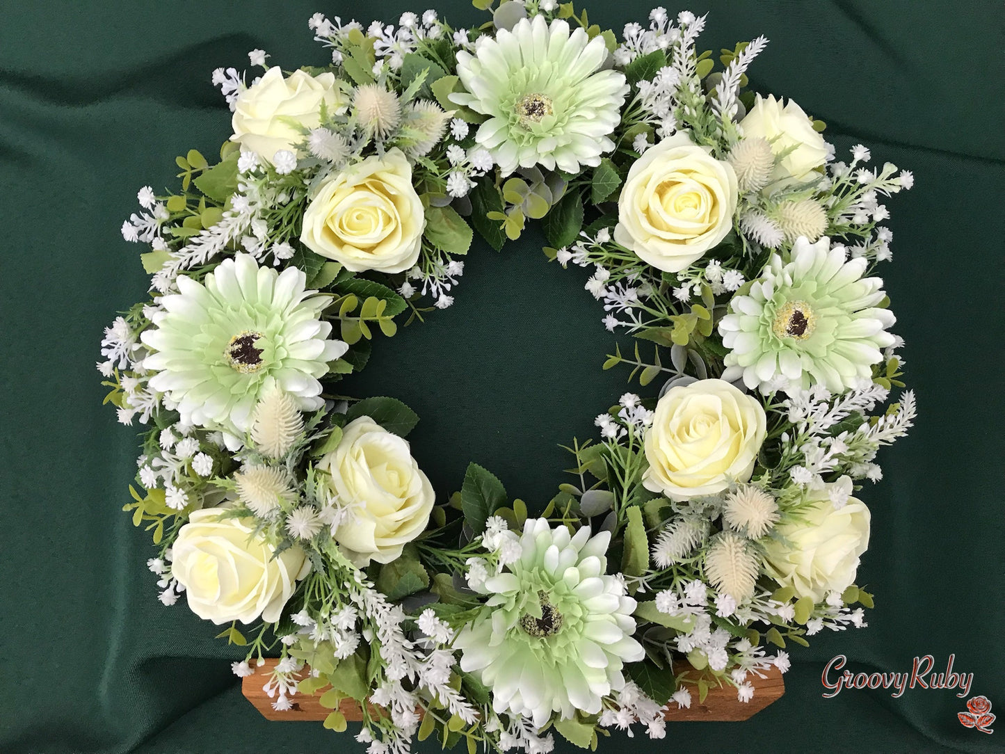 Gerbera Thistle Wreath