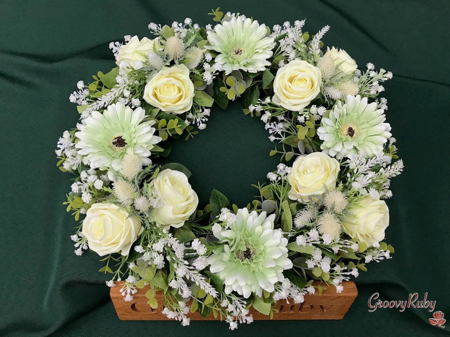 Gerbera Thistle Wreath