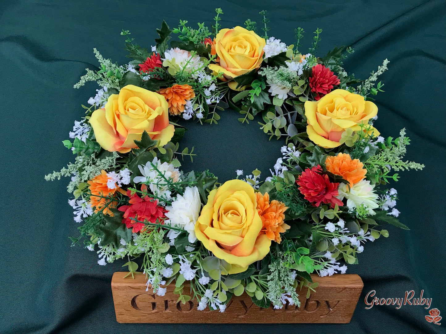 Glorious Wreath – GroovyRuby Floral Tributes