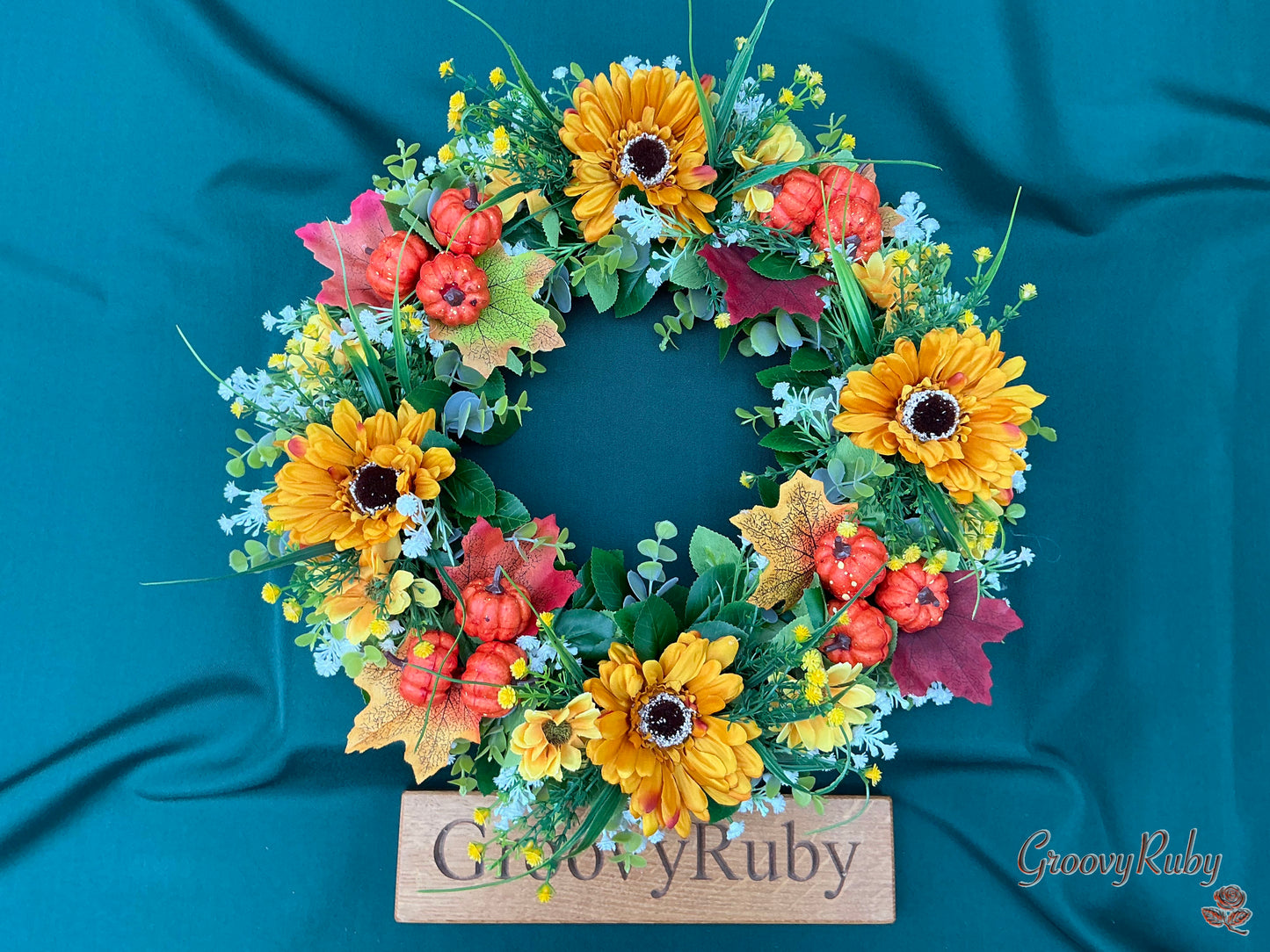 Golden Sunrise Wreath