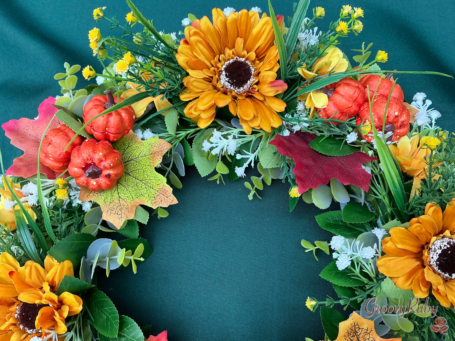 Golden Sunrise Wreath
