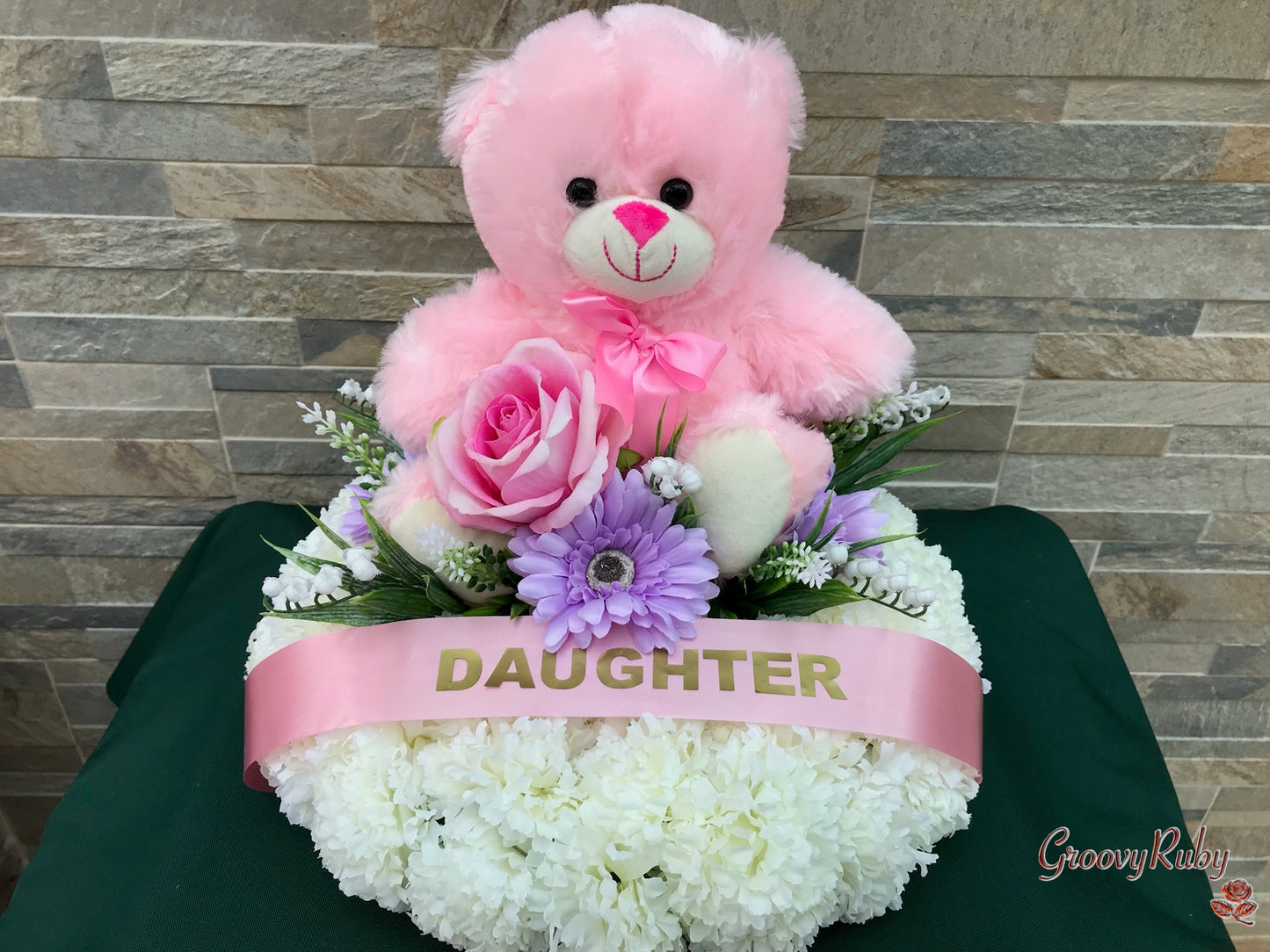 Pink Bear Posy Pad