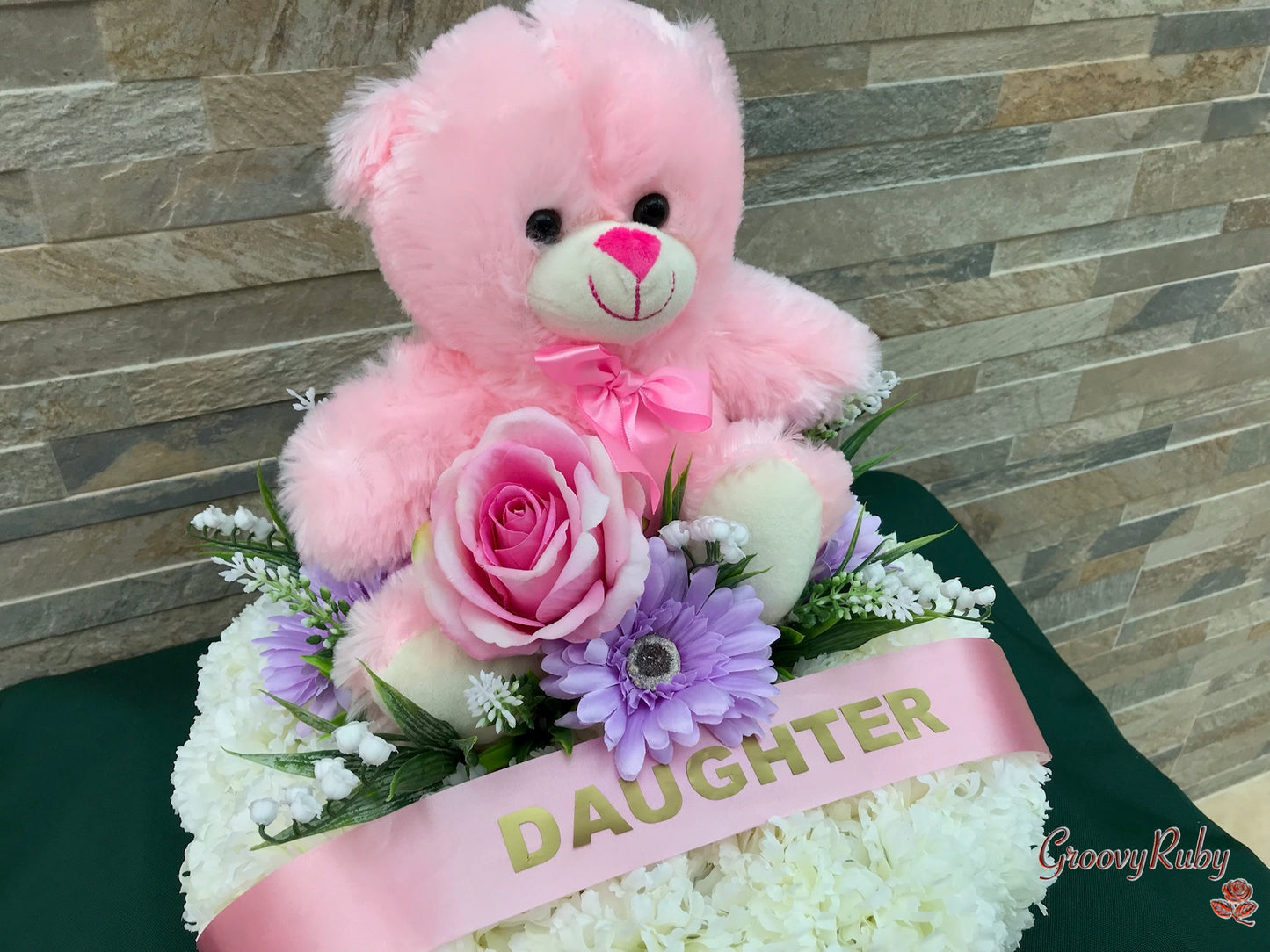 Pink Bear Posy Pad