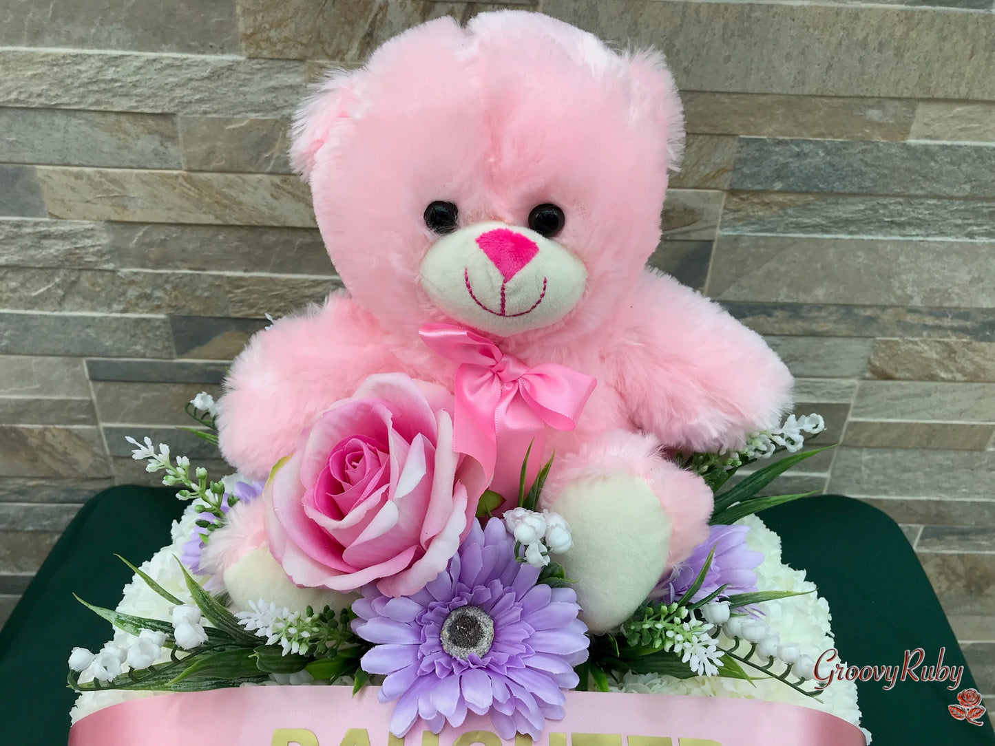 Pink Bear Posy Pad
