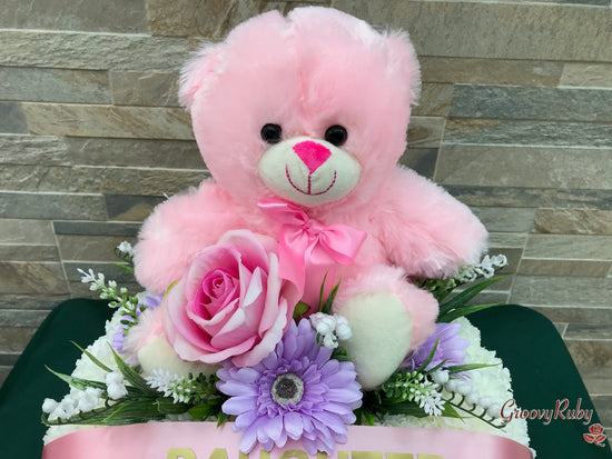 Pink Bear Posy Pad
