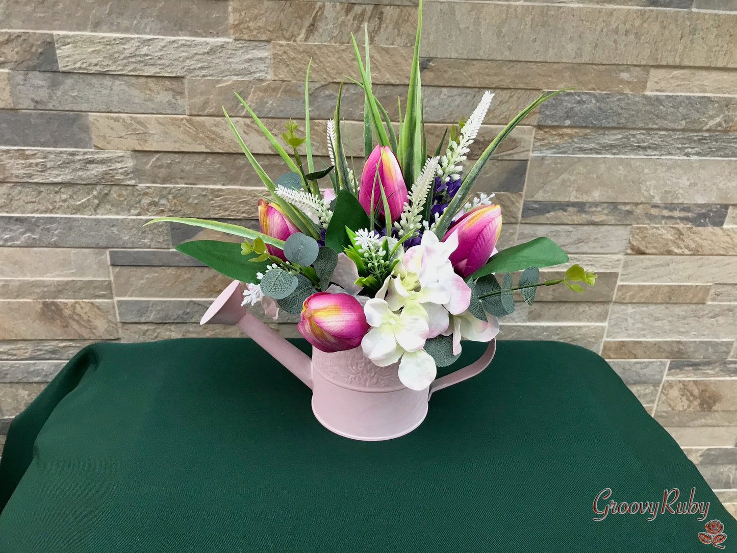 Pink Tulip Garden