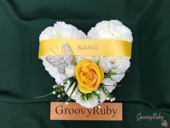 Sunshine Yellow Named Simplicity Heart Tribute