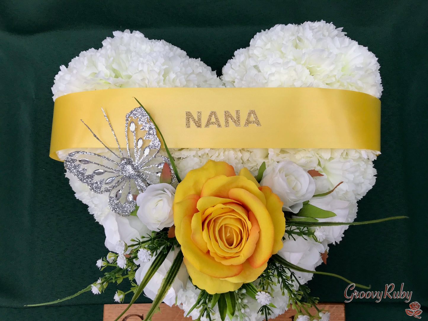 Sunshine Yellow Named Simplicity Heart Tribute