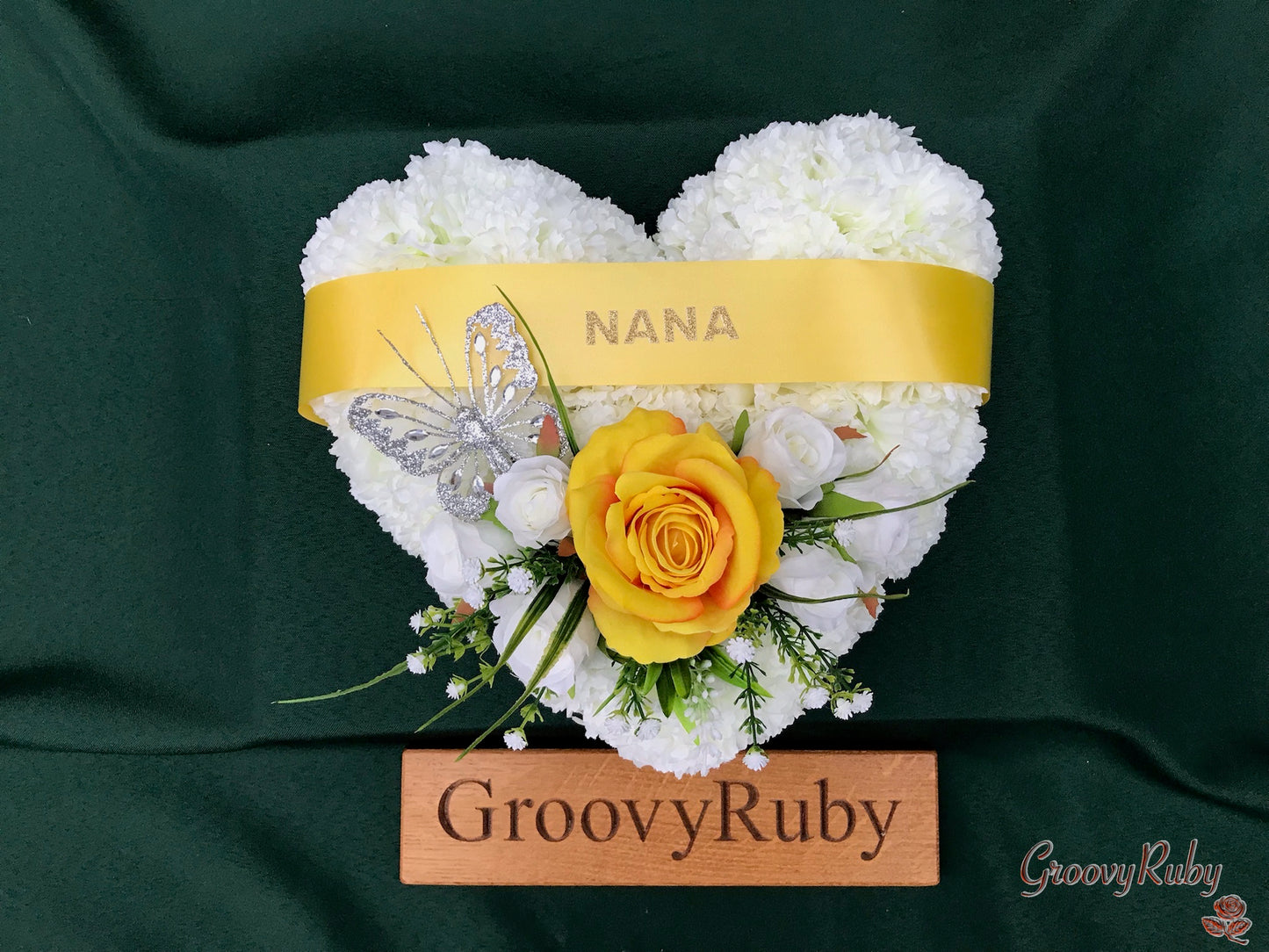 Sunshine Yellow Named Simplicity Heart Tribute