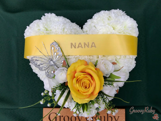 Sunshine Yellow Named Simplicity Heart Tribute