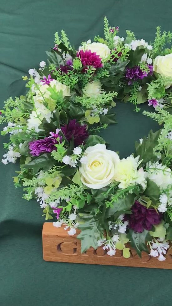 Load and play video in Gallery viewer, Lavender Bliss Wreath
