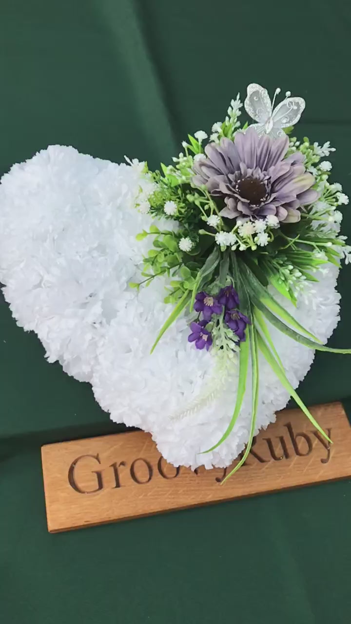 Load and play video in Gallery viewer, Vintage Lilac Simplicity Heart Tribute
